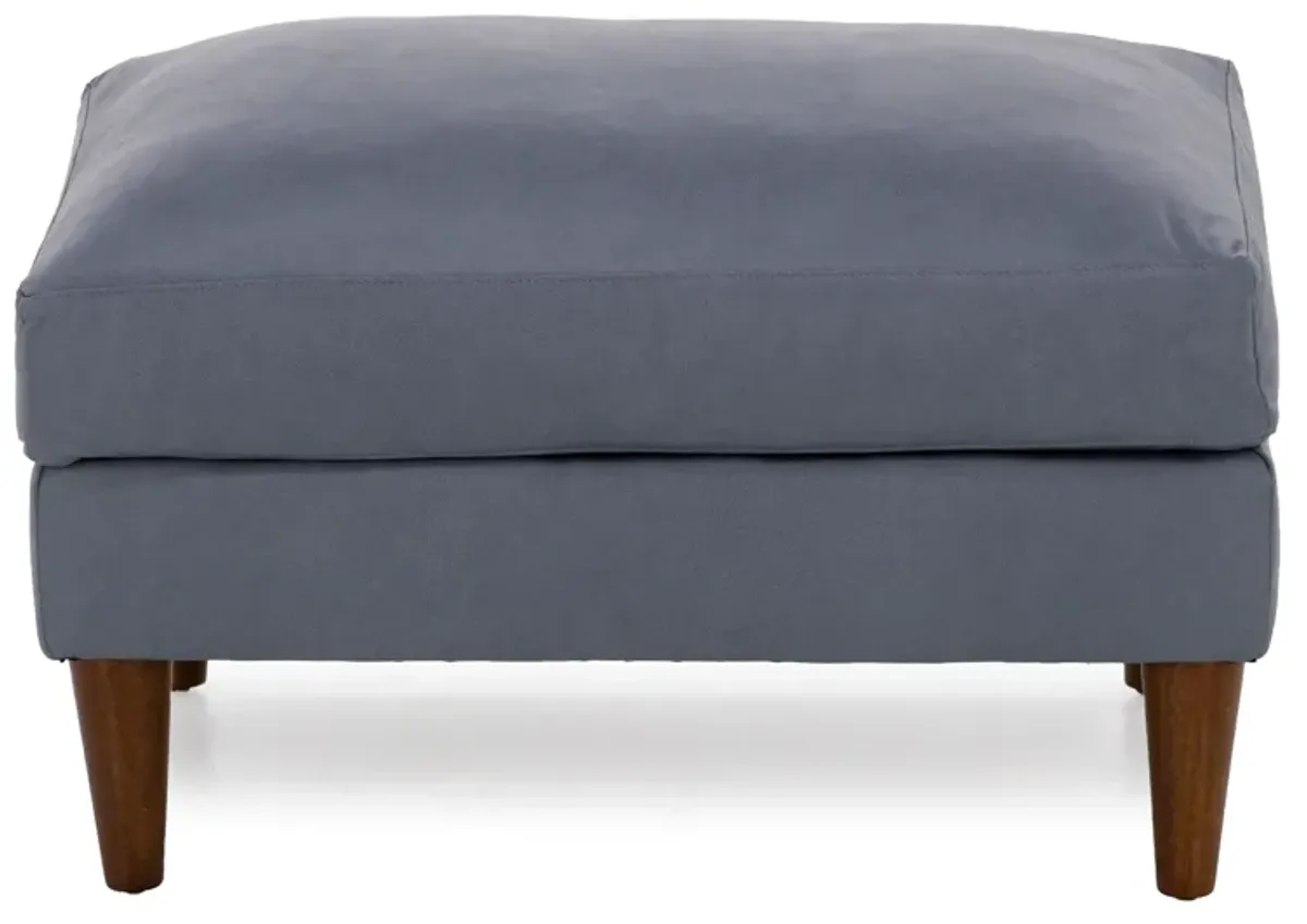 Lucca Leather Ottoman