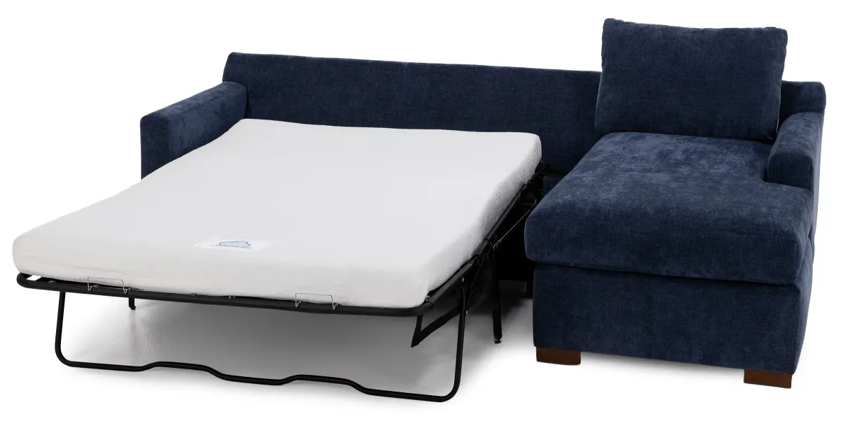 Mila 2-Pc Full Sleeper Chaise Sofa