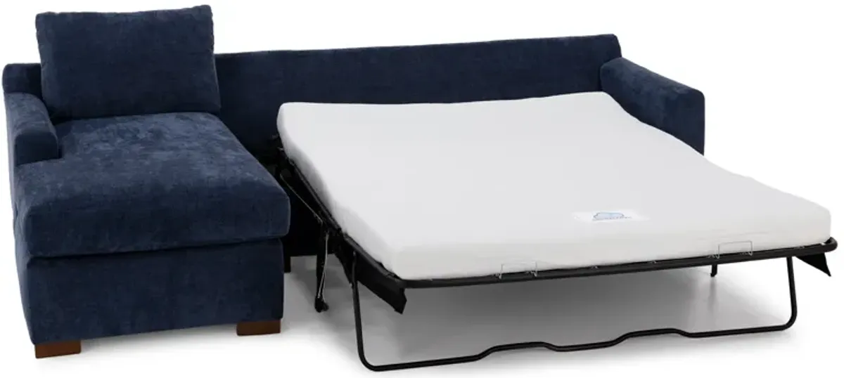 Mila 2-Pc Queen Sleeper Chaise Sofa