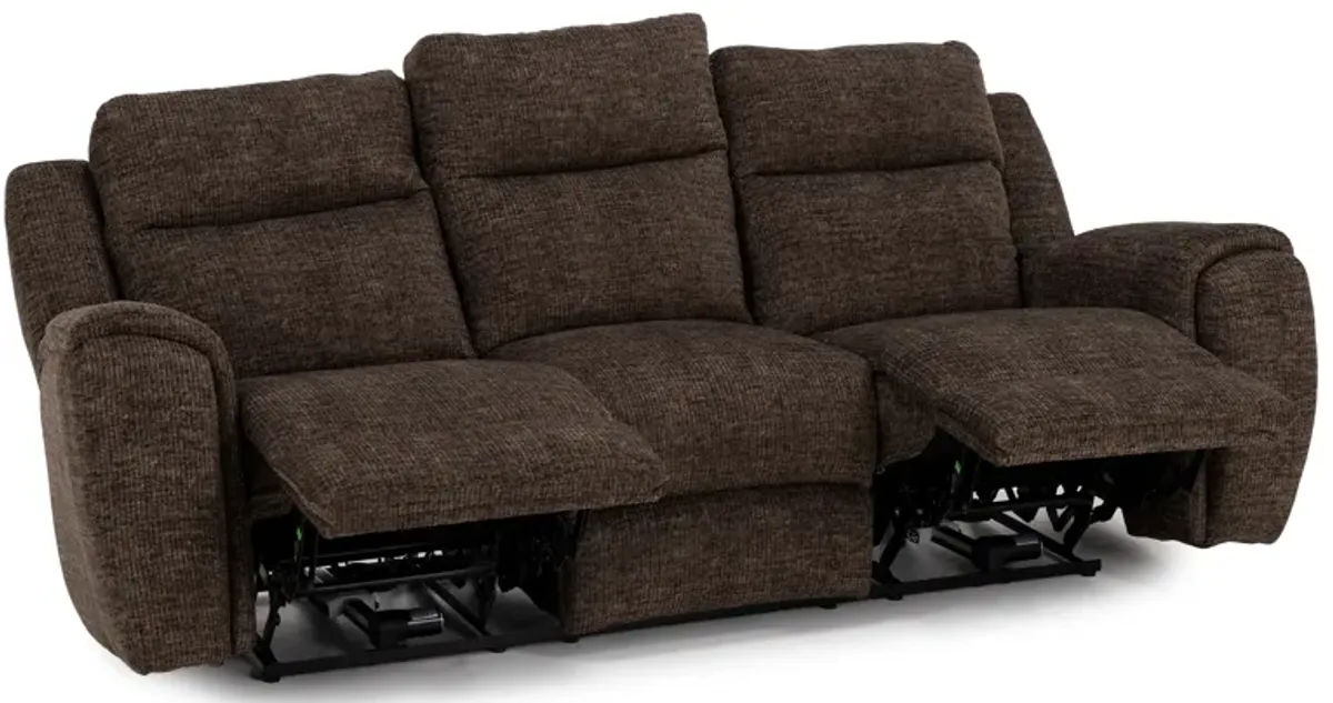 Aubrey Fully Loaded Zero Gravity Reclining Sofa With SoCozi