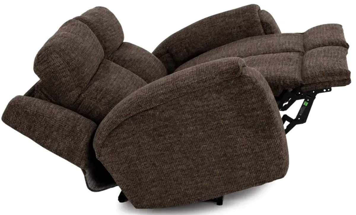 Aubrey Fully Loaded Zero Gravity Reclining Loveseat With SoCozi