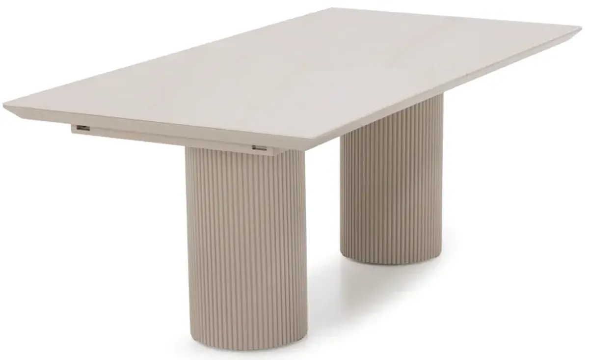 Opal 77-95" Sintered Stone Dining Table