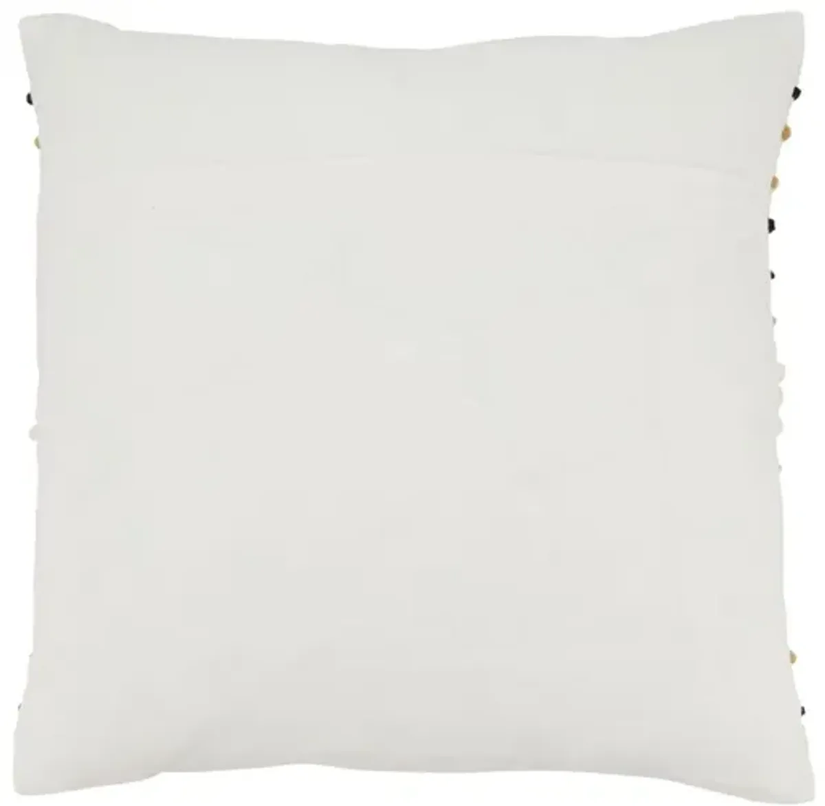 Ivory Corded Poly Pillow 18"W x 18"H