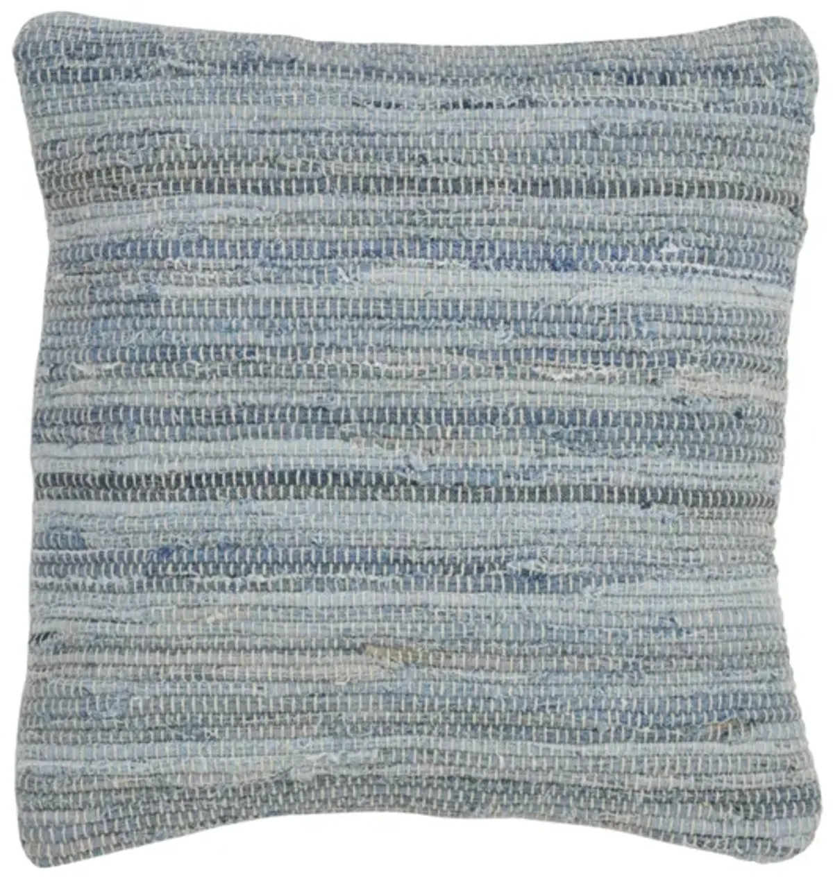 Denim Chindi Poly Pillow 20"W x 20"H