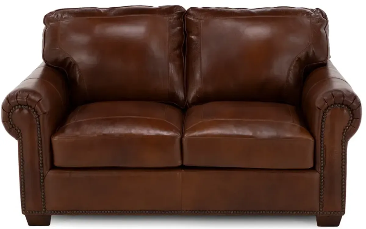 Edmund Leather Loveseat