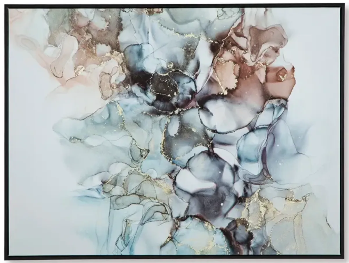 Odyssey Tan Framed Canvas 40"W x 30"H