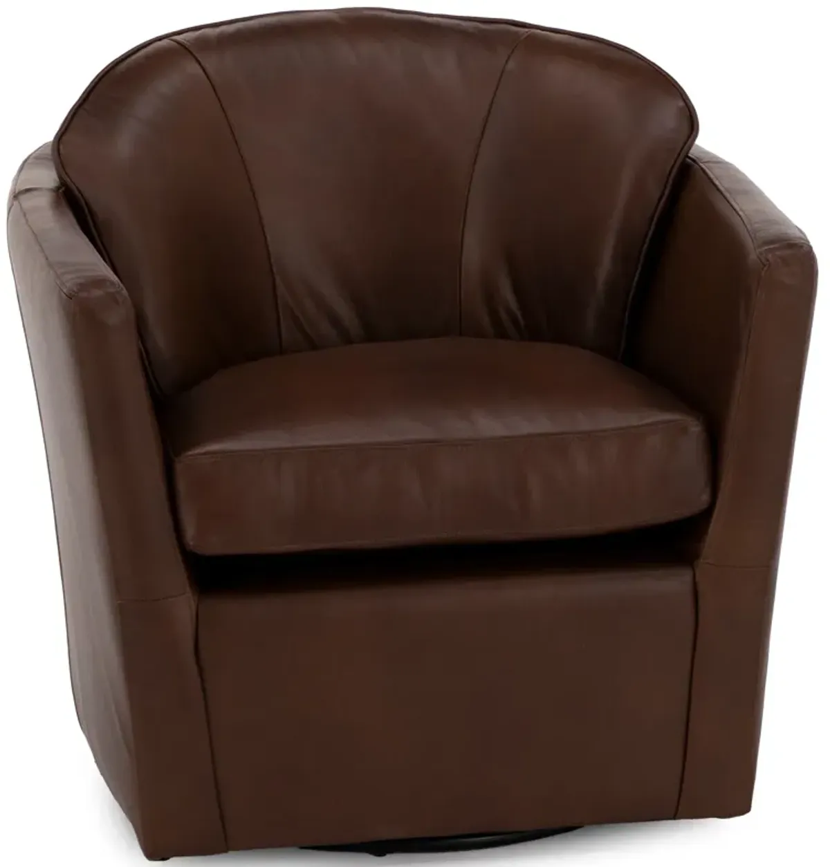 George Leather Swivel Chair