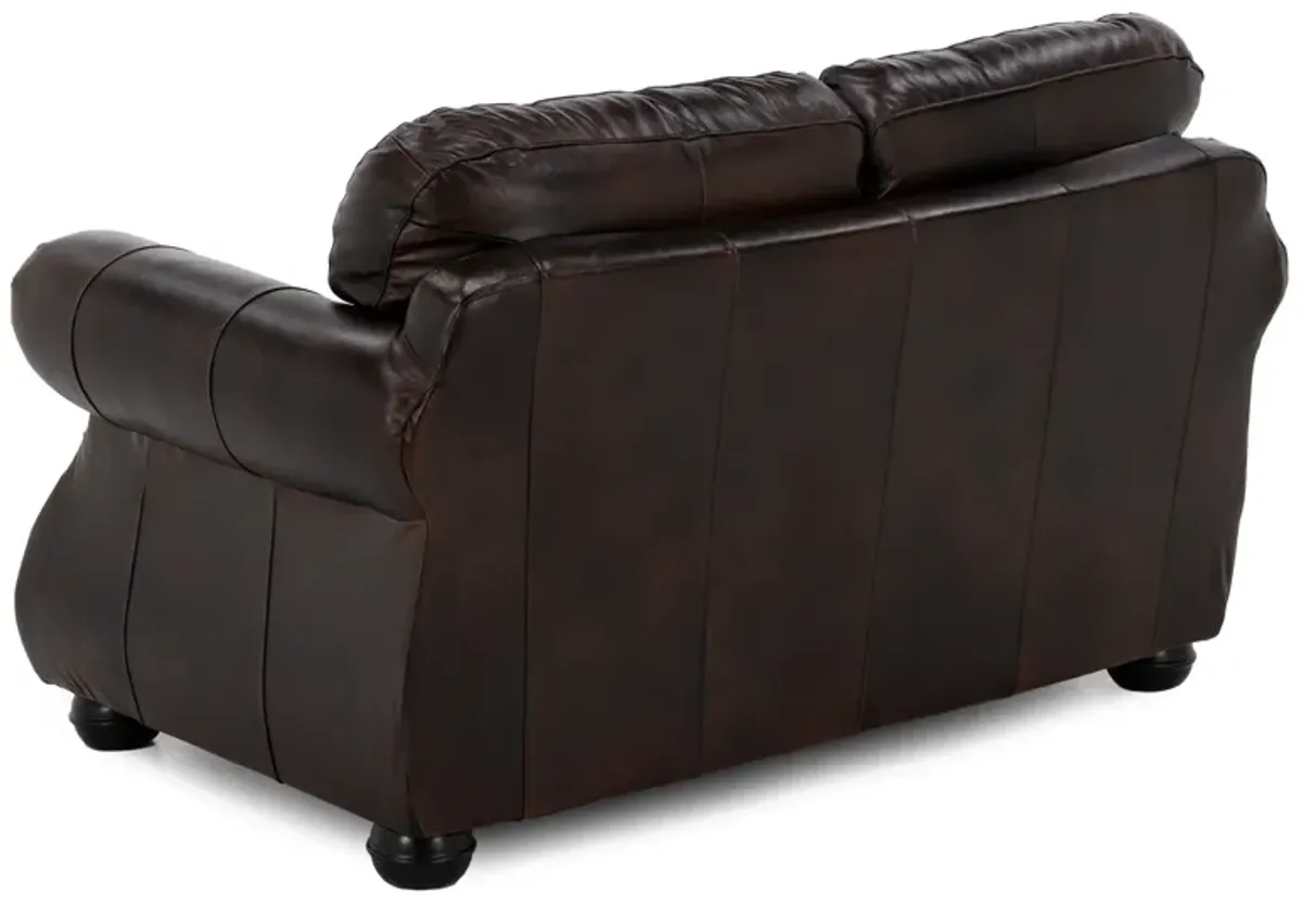 Alfred Leather Loveseat