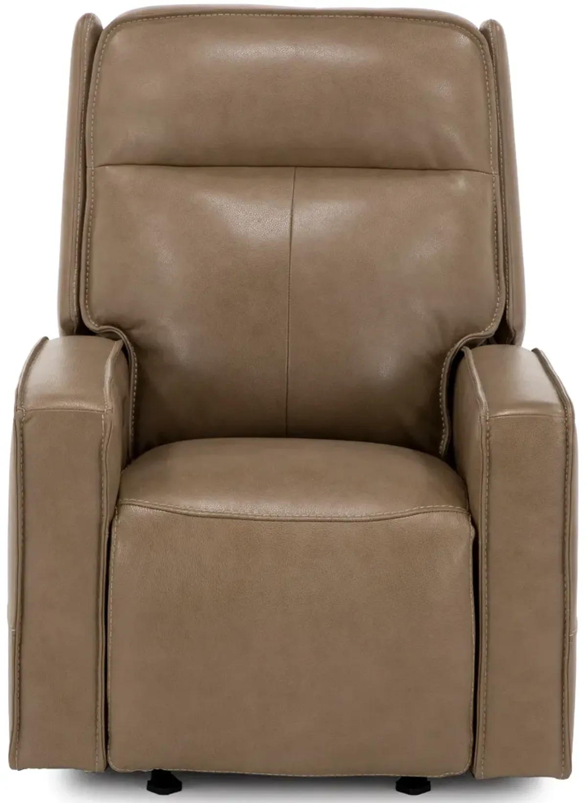 Nixie Leather Fully Loaded Glider Recliner