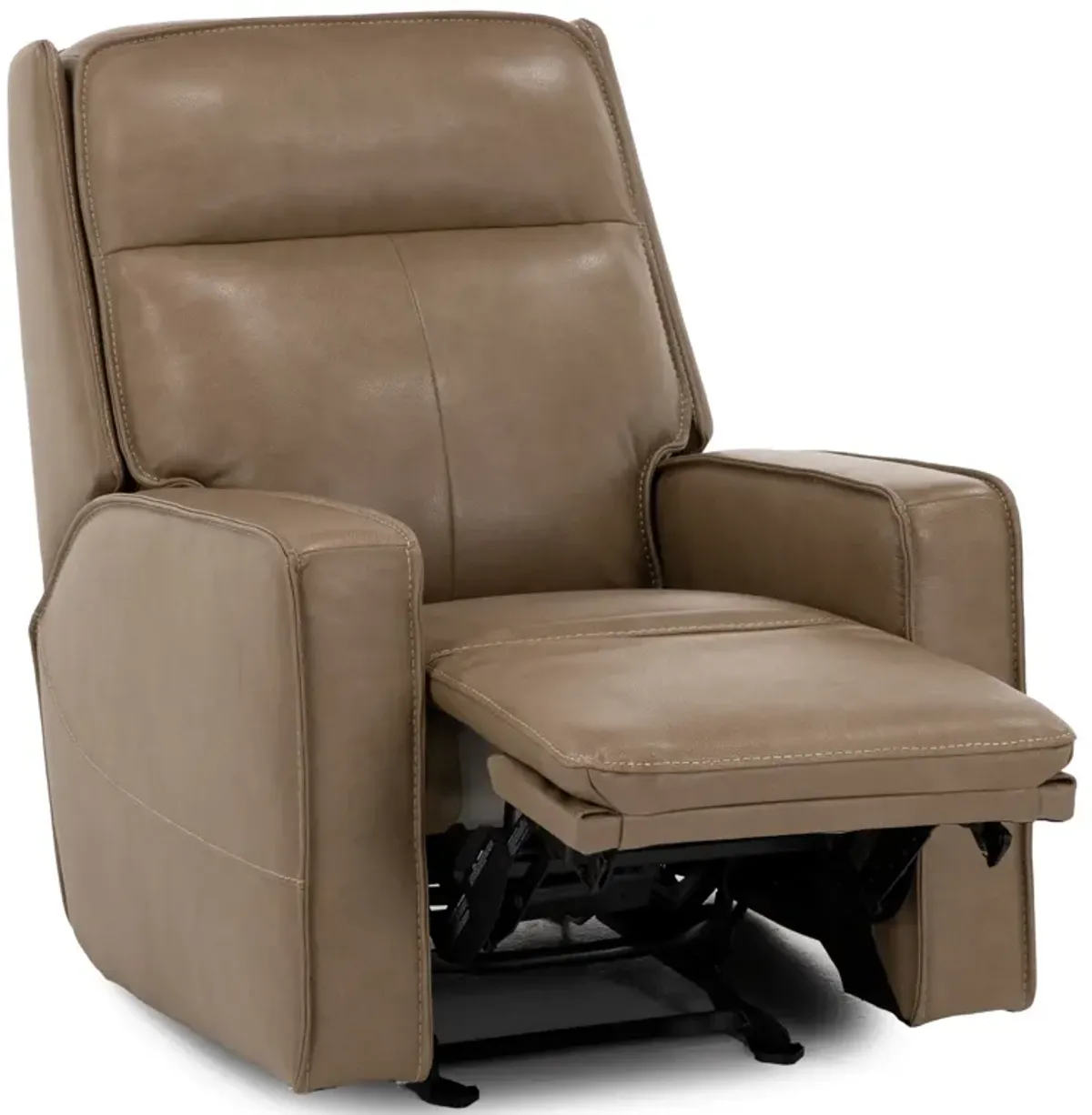 Nixie Leather Fully Loaded Glider Recliner