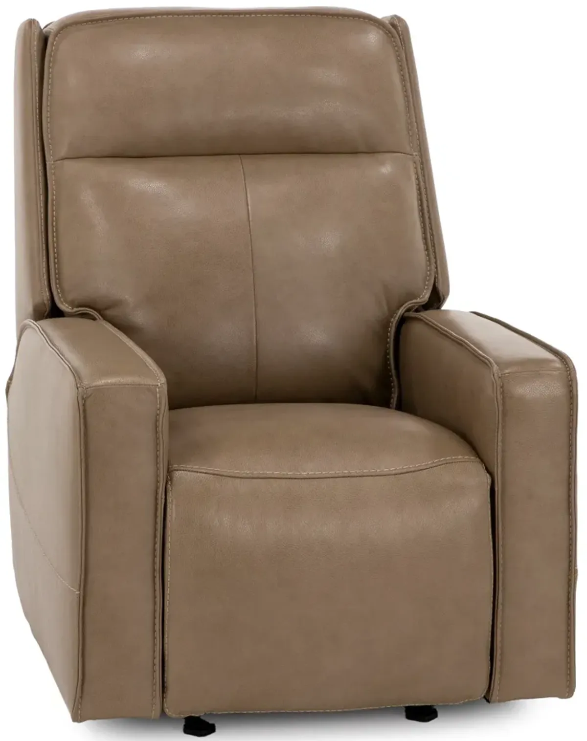 Nixie Leather Fully Loaded Glider Recliner