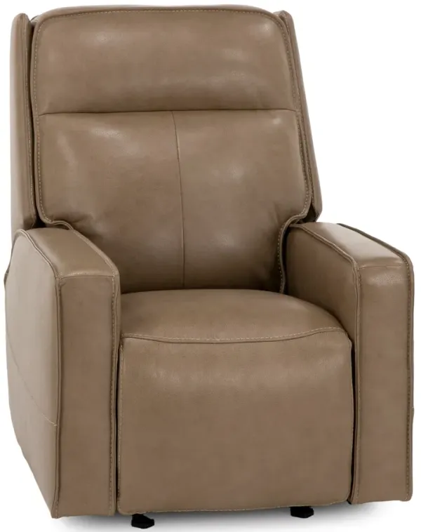 Nixie Leather Fully Loaded Glider Recliner