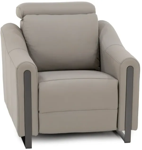 Reed Leather Power Headrest Wall Saver Recliner