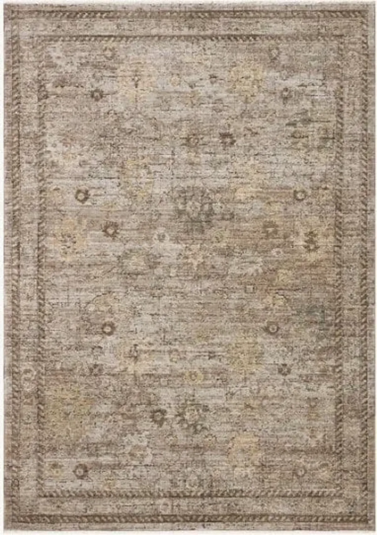 Priscilla Sand/Earth Area Rug 5'W x 7'6"L