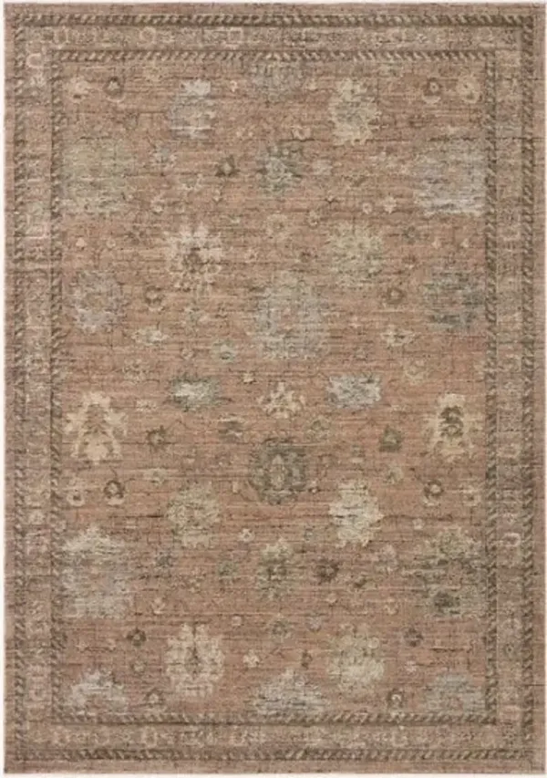 Priscilla Blush/Multi Area Rug 7'10"W x 10'L