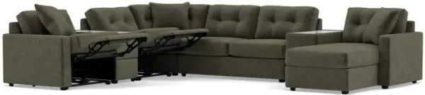 Drew & Jonathan Home Modular One 7-Pc. Wall Saver Power Reclining Sectional With Memory Foam Sleeper