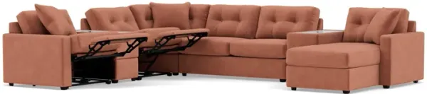 Drew & Jonathan Home Modular One 7-Pc. Wall Saver Power Reclining Sectional With Memory Foam Sleeper