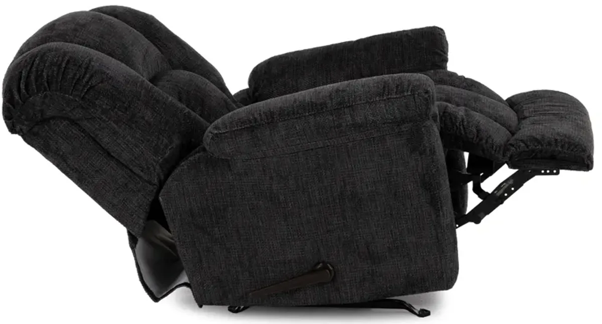 Elmer Rocker Recliner in Charcoal
