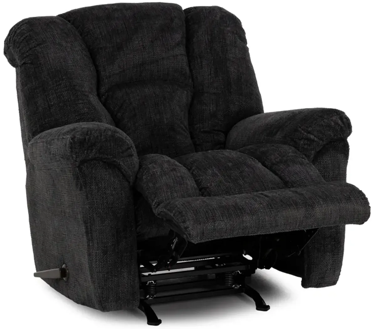 Elmer Rocker Recliner in Charcoal