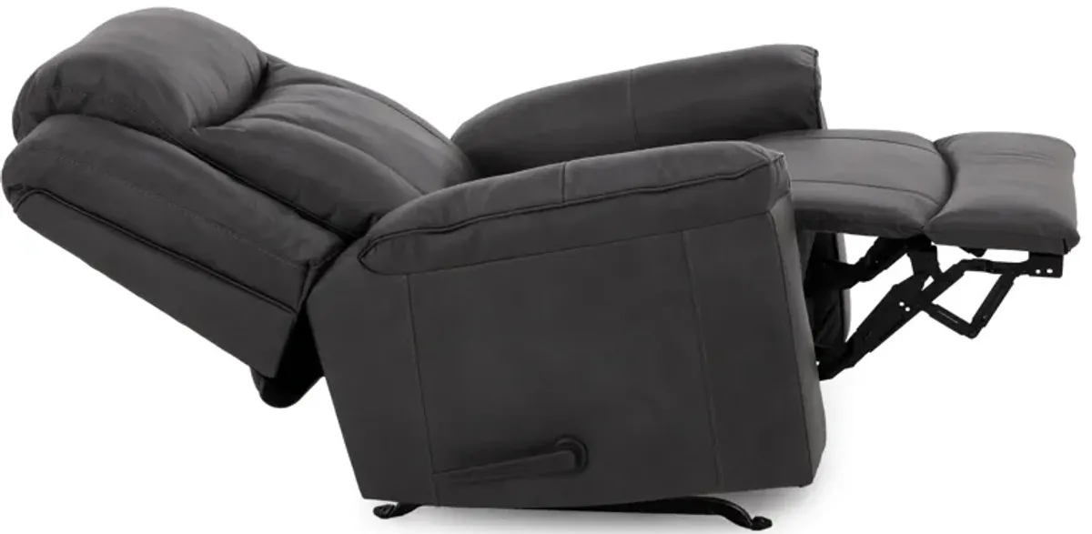 Stanley Oversized Rocker Recliner in Shadow