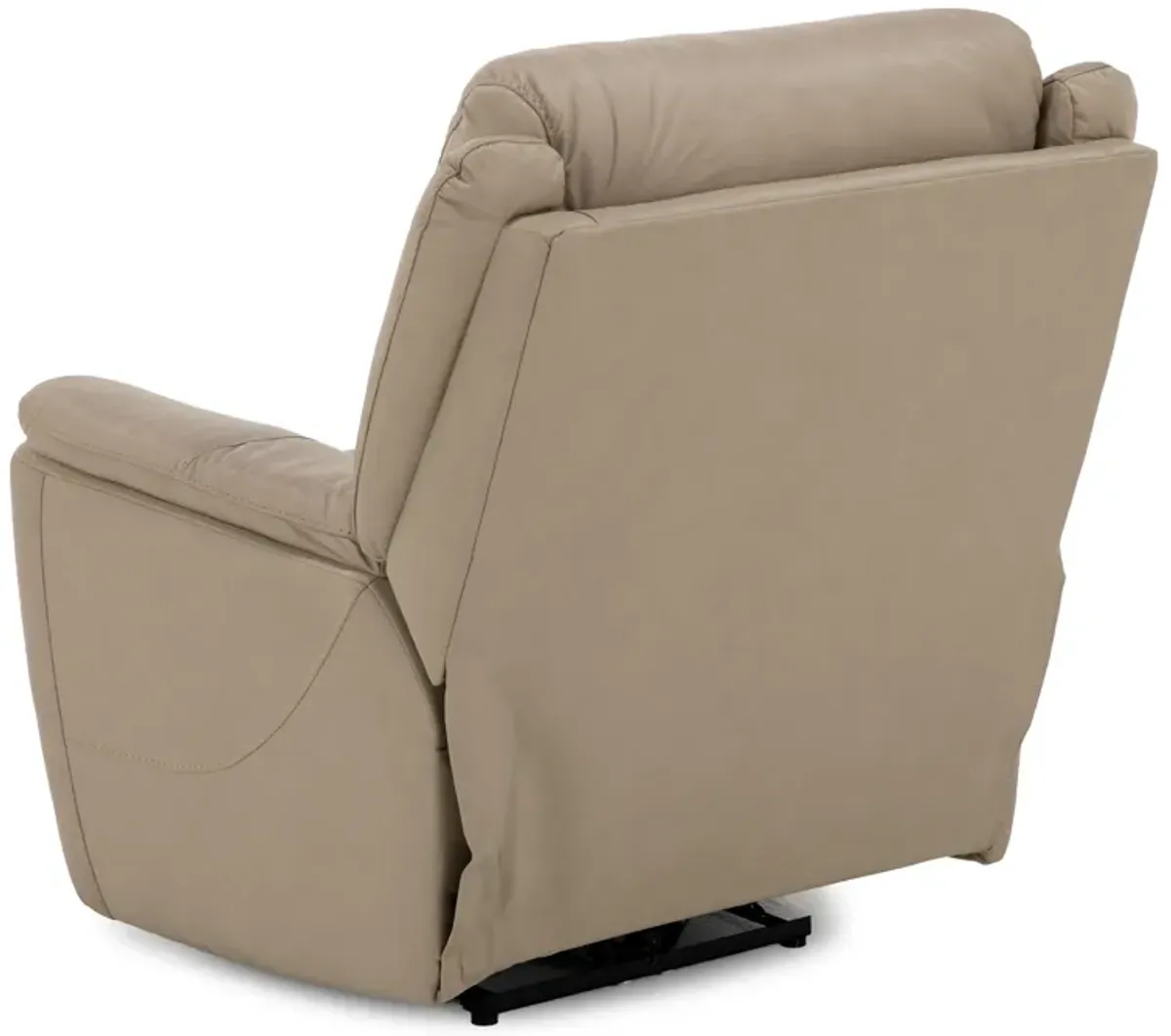 Florence Leather Fully Loaded Zero Gravity Recliner in Stonewash