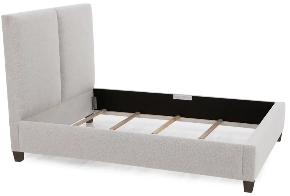 Joinery Queen Upholstered Bed Labradoodle and Espresso