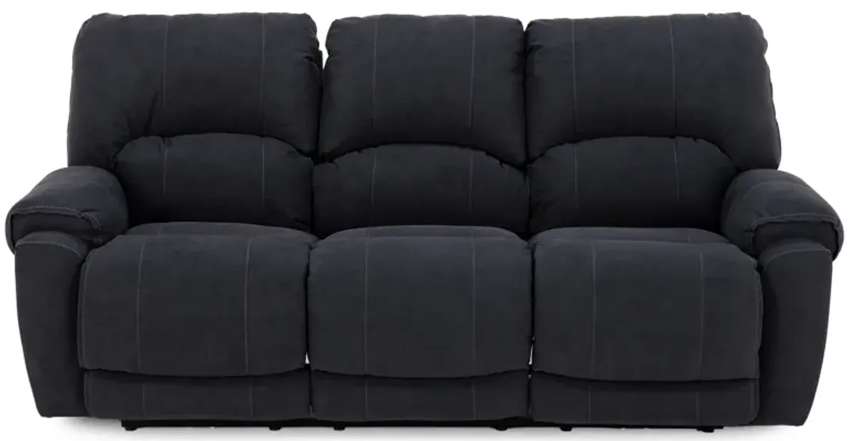 Cheyenne Fully Loaded Zero Gravity Reclining Sofa With Drop Down Table In Performance Fabric in Grap