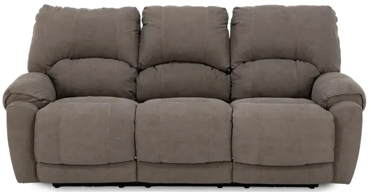 Cheyenne Fully Loaded Zero Gravity Reclining Sofa With Drop Down Table In Performance Fabric in Tan