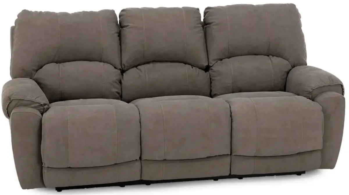 Cheyenne Fully Loaded Zero Gravity Reclining Sofa With Drop Down Table In Performance Fabric in Tan
