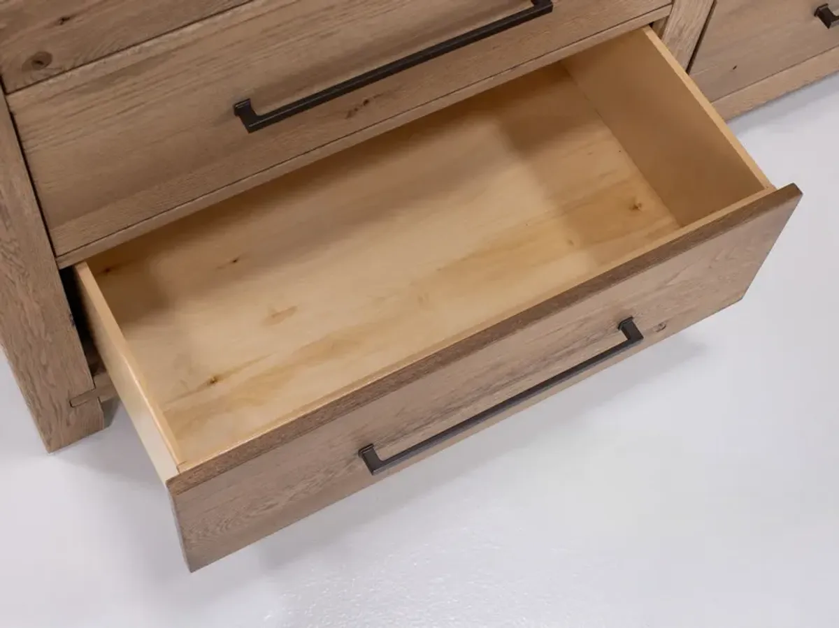 Joinery 6 Drawer Dresser in Natural