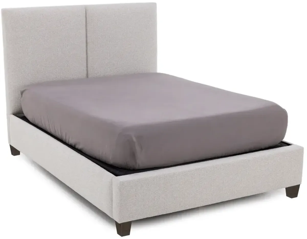 Joinery King Upholstered Bed Labradoodle and Espresso