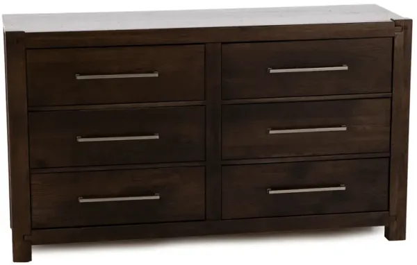 Joinery 6 Drawer Dresser in Espresso