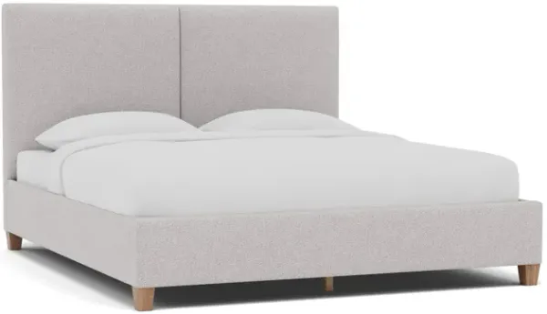 Joinery King Upholstered Bed Labradoodle and Natural