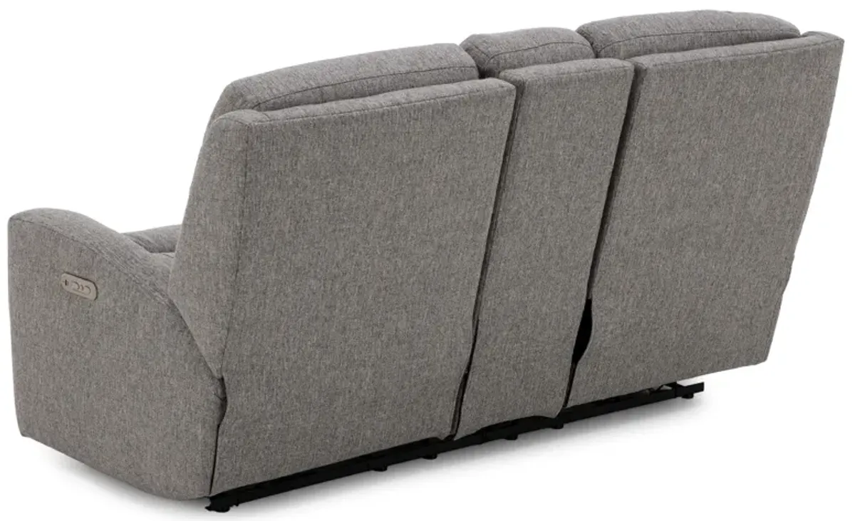 Catalina Power Headrest Reclining Console Loveseat