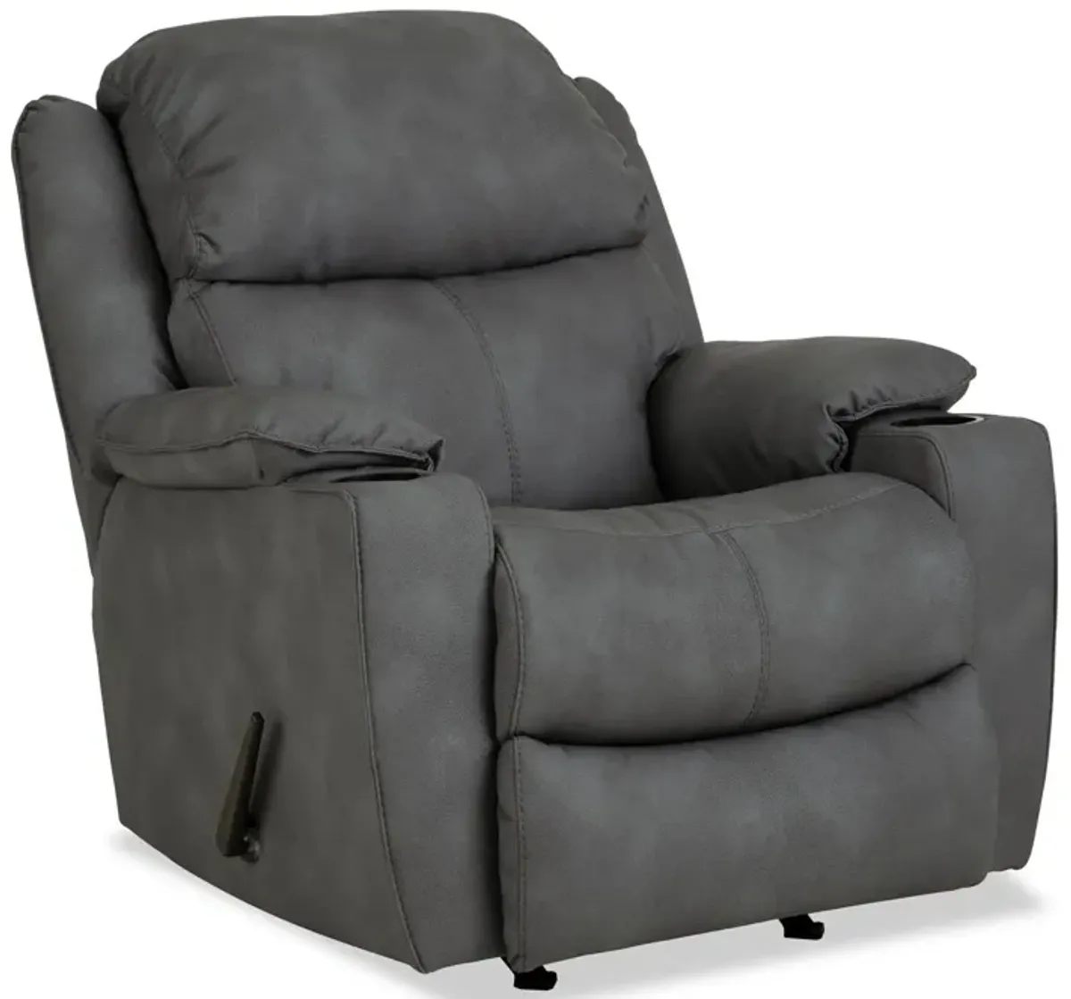 Rocky Rocker Recliner in Gray