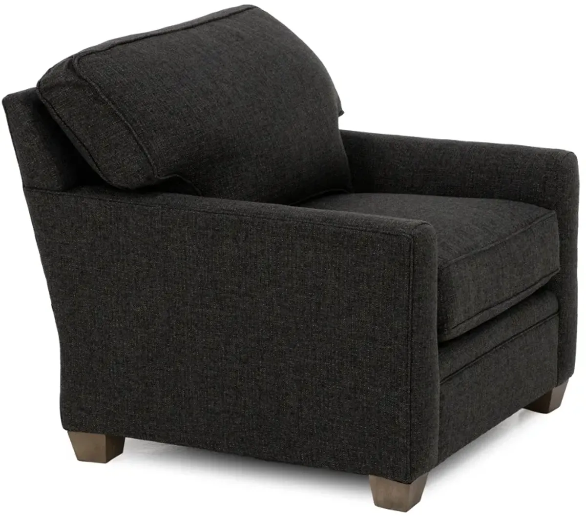 Benson Pleated Arm Chair in Zinc