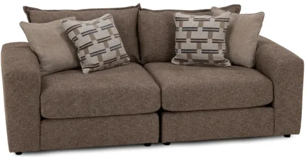 Elsa 2-Pc. Loveseat in Truffle