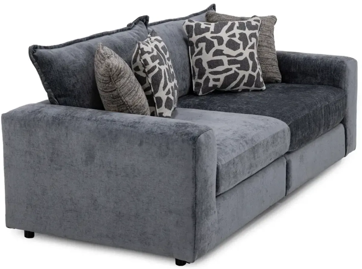 Elsa 2-Pc. Loveseat in Steel