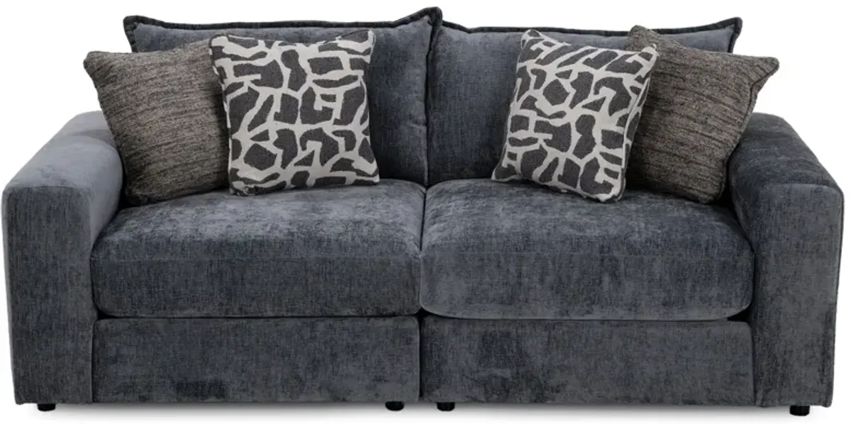 Elsa 2-Pc. Loveseat in Steel