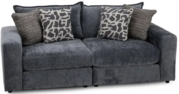 Elsa 2-Pc. Loveseat in Steel