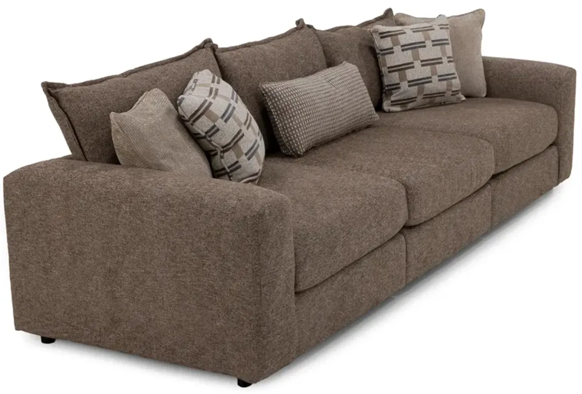 Elsa 3-Pc. Sofa in Truffle