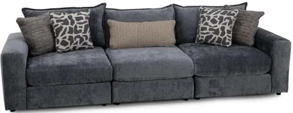 Elsa 3-Pc. Sofa in Steel