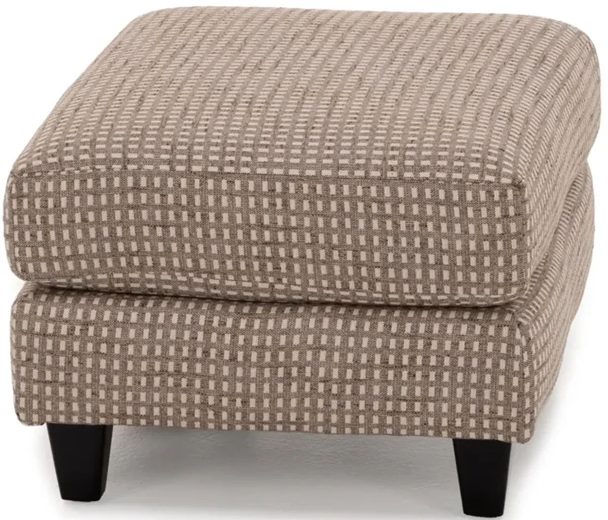 Elsa Accent Ottoman in Mocha