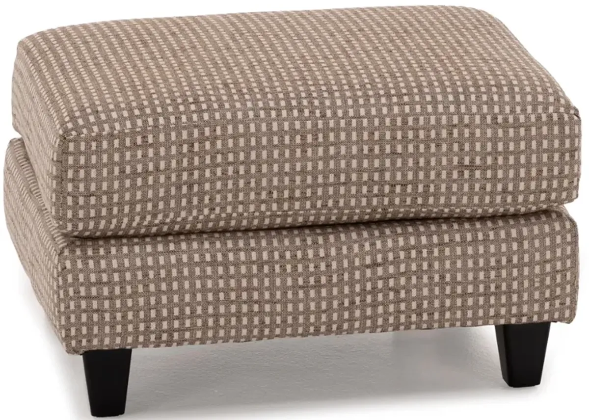 Elsa Accent Ottoman in Mocha