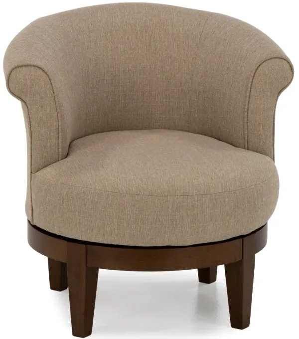 Attica Swivel Chair in Flax