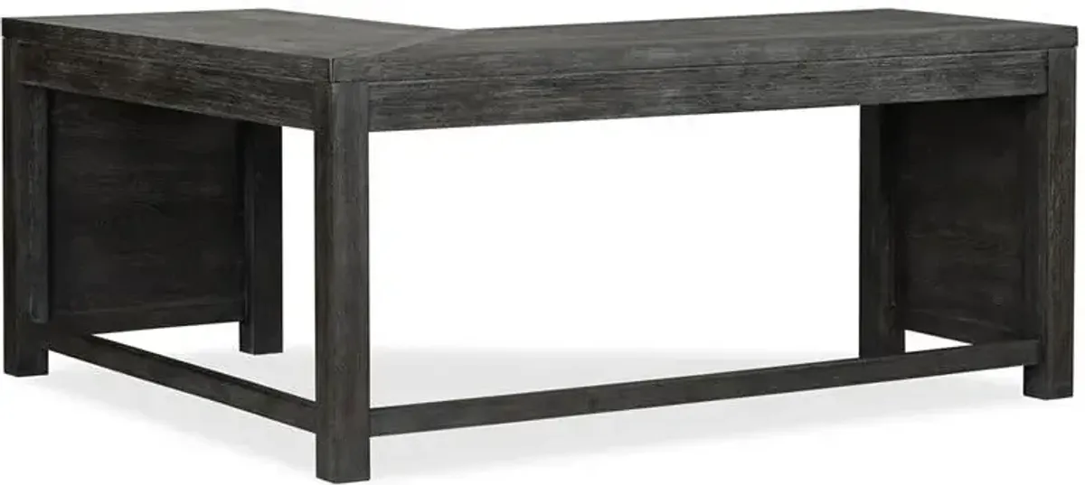 Plum Creek Black L-Desk