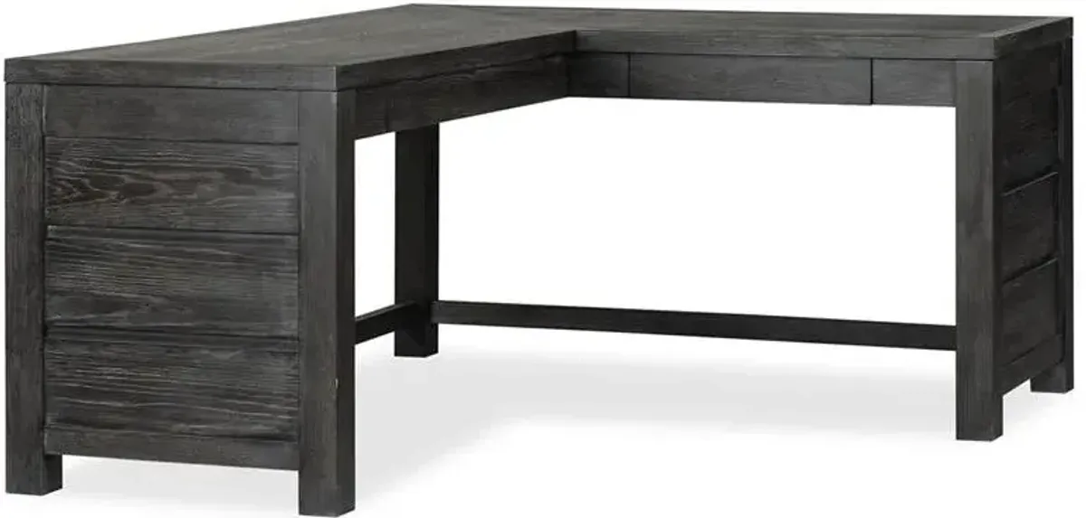 Plum Creek Black L-Desk