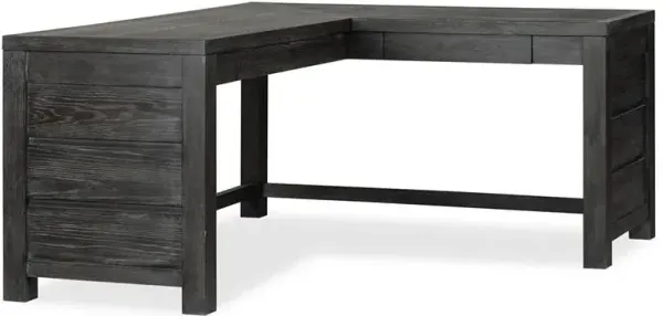 Plum Creek Black L-Desk