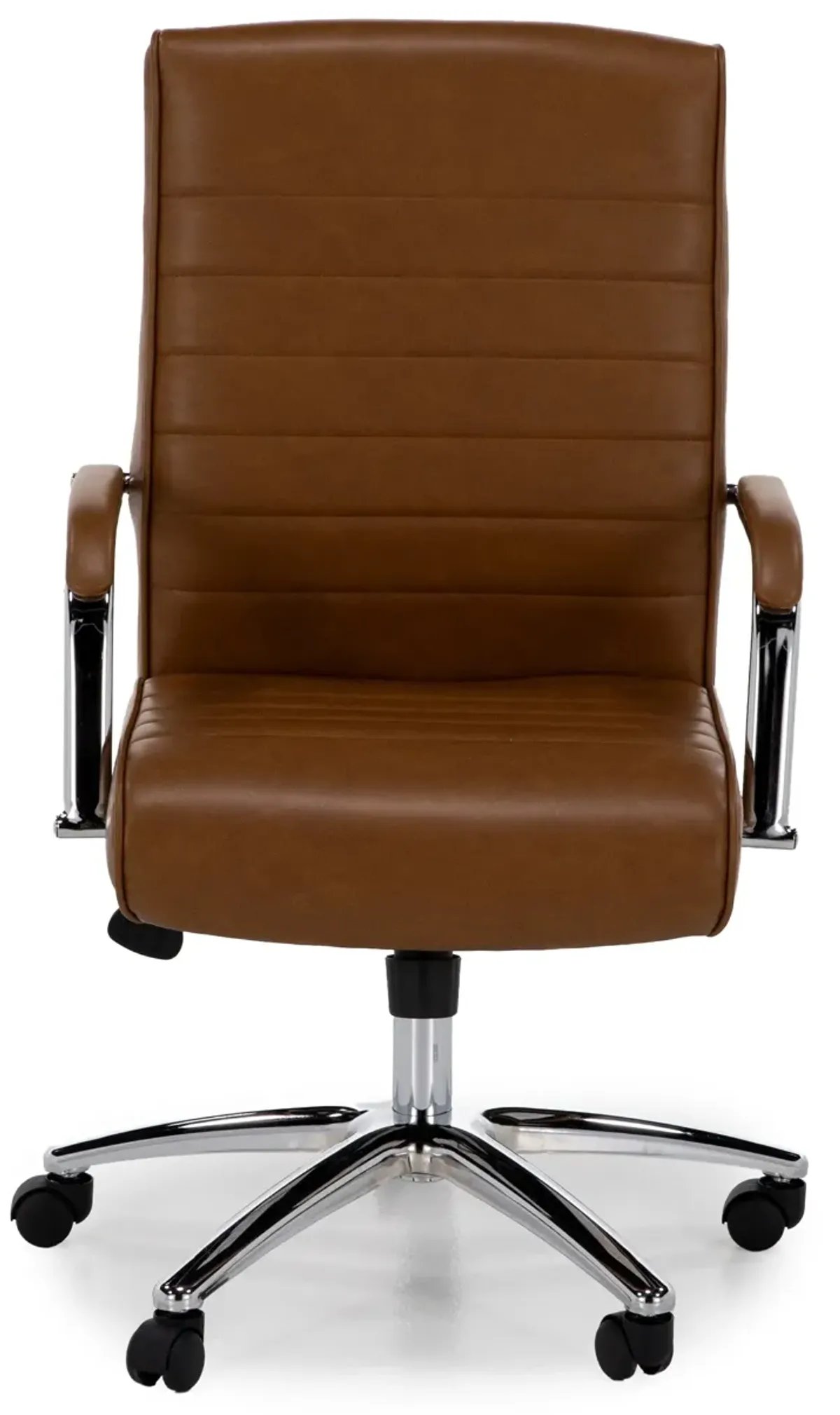 Modern Executive Chair in Caramel