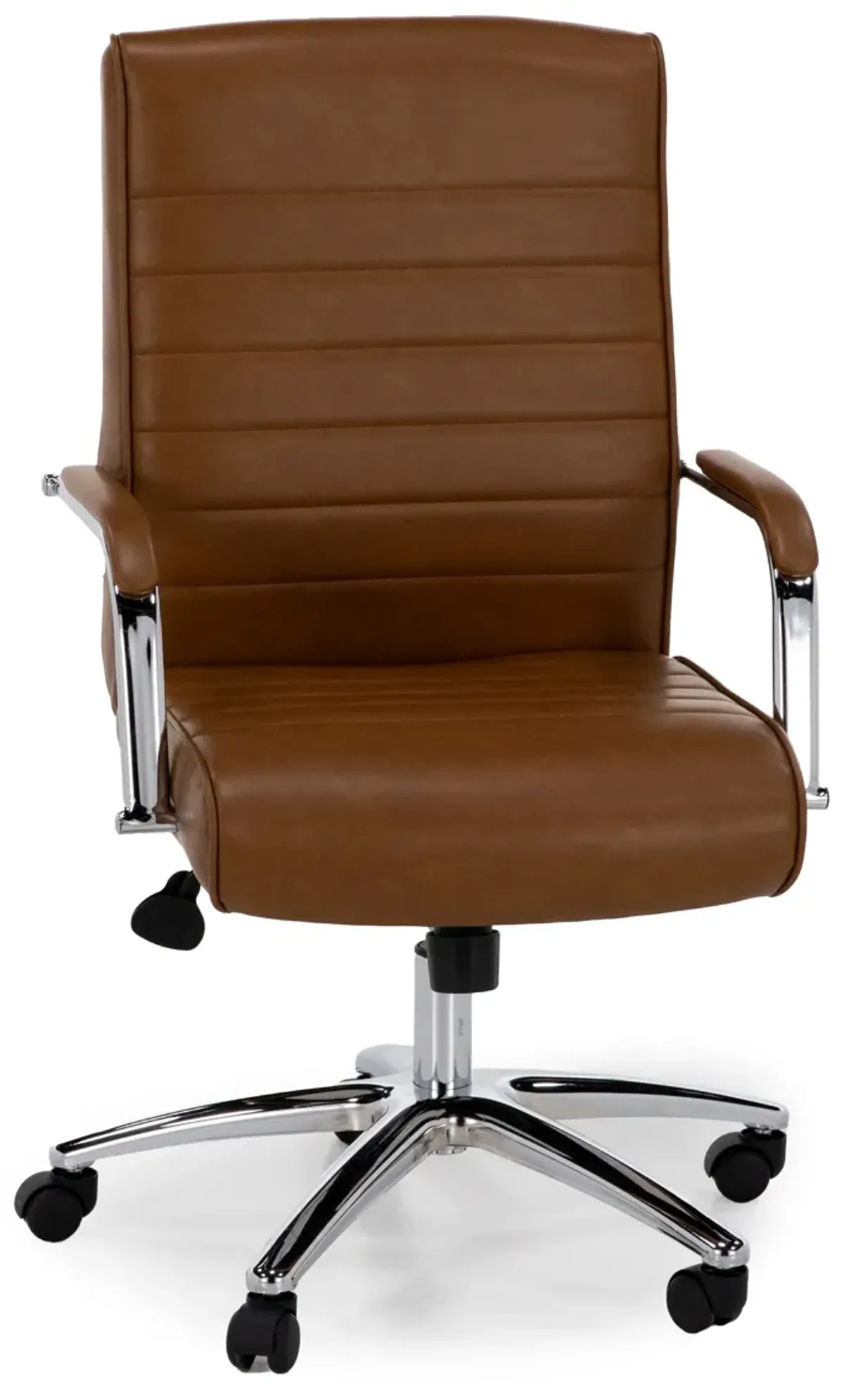 Modern Executive Chair in Caramel